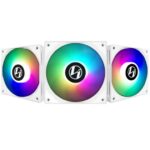 Lian Li ST120 (Pack of 3) Addressable RGB 120mm Cooling Fan – White