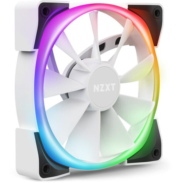 NZXT AER RGB 2 140mm Cooling RGB Case Fan – White