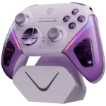 EasySMX D10 Wireless Gaming Controller with TMR Sticks, Charging Dock, Trigger Lock – Farout Purple/Wirtanen Green/Black