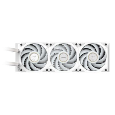 GIGABYTE AORUS WATERFORCE X II 360 – WHITE – LCD DISPLAY Liquid Cooler - Image 3