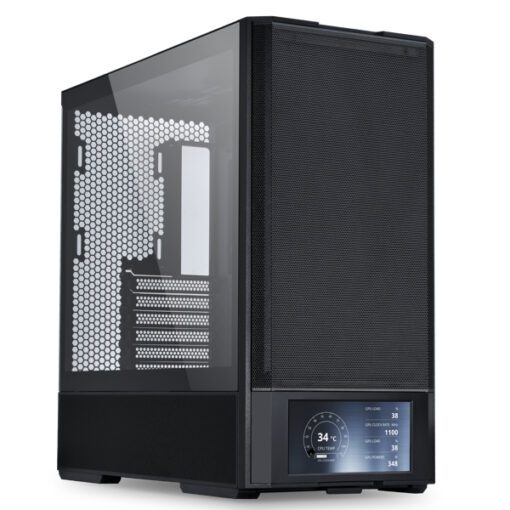 Lian Li Lancool 207 Digital ATX Gaming Case – Black
