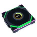 Lian Li UNI Fan SL Wireless LCD 120 ARGB Fan – Black/White (Single Fan/Pack of 3) - Image 2