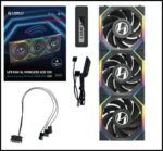 Lian Li UNI Fan SL Wireless LCD 120 Reverse Blade ARGB Fan – Black/White (Single Fan/Pack of 3) - Image 5