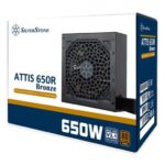 SilverStone Attis 650R 80 PLUS Bronze 650W ATX 3.1 Power Supply