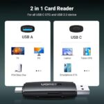 UGREEN 80191 SD Card Reader 2-In-1 USB 3.0 USB C Memory Card Reader OTG Card Adapter - Image 3