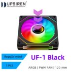 UPSIREN UF-1 Prism 4 Pro PWM ARGB 120mm Fan – Black/White