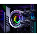 ID-COOLING FX360 INF ARGB 360mm AIO Liquid CPU Cooler w/ Infinity Mirror Display – Black - Image 2