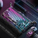 GravaStar Mercury V75 Pro Wired 8kHz RGB Magnetic Switch Gaming Keyboard - Cyberpunk - Image 2