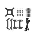 DeepCool LM360 360mm 6th Gen ARGB Liquid Cooler with 2.4″ LCD Screen – Black - Image 4