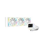 DeepCool LM360 360mm 6th Gen ARGB Liquid Cooler with 2.4″ LCD Screen – White - Image 7