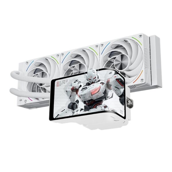 Thermalright Wonder Vision 360 Turbo ARGB White CPU Liquid Cooler 3D Curved Screen with 2400×1080 Resolutions