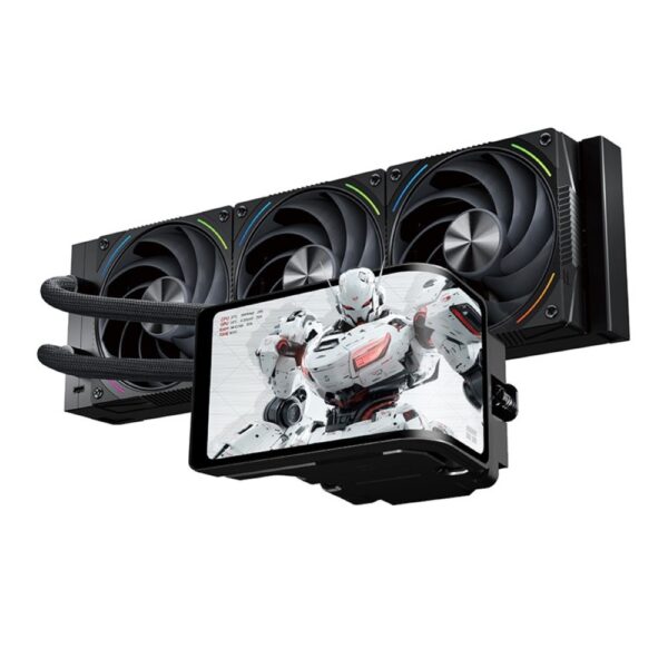 Thermalright Wonder Vision 360 Turbo ARGB Black CPU Liquid Cooler 3D Curved Screen with 2400×1080 Resolutions