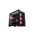 Frozer Infinity Plus ATX ARGB Gaming Case (4x ARGB Fans) – Black/White - Image 5