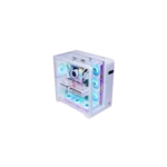 Frozer Infinity Plus ATX ARGB Gaming Case (4x ARGB Fans) – Black/White - Image 2