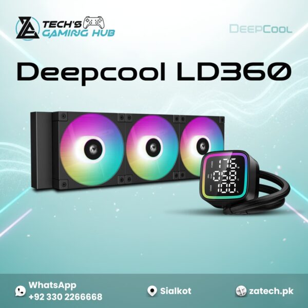 DeepCool Digital CPU Liquid Cooler LD360 Digital Display