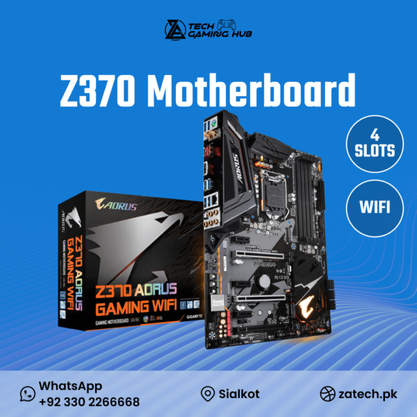 Gigabyte Z370 AORUS Gaming WIFI motherboard.