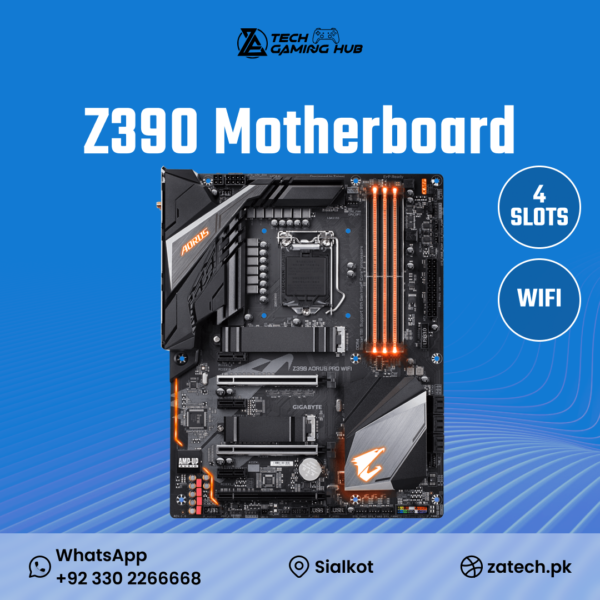Gigabyte Z390 AORUS PRO WIFI motherboard.