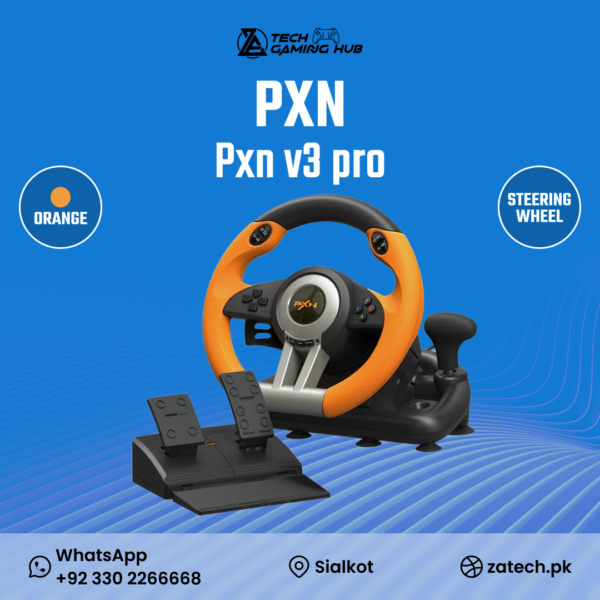 PXN V3 Pro Gaming Racing Wheel with pedals.