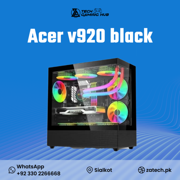 Acer V920B Black Micro ATX Gaming Case.