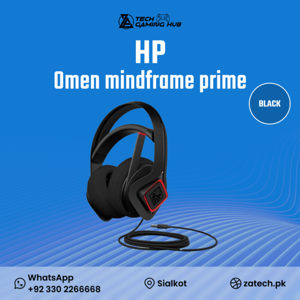 HP OMEN Mindframe Prime Gaming Headset in black.
