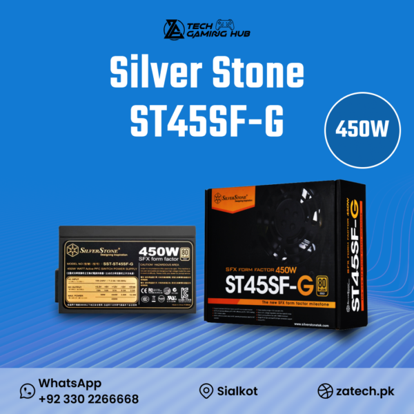 SILVERSTONE SST-ST45SF-G 450W SFX 80+ Gold Fully Modular Power Supply (450 W)