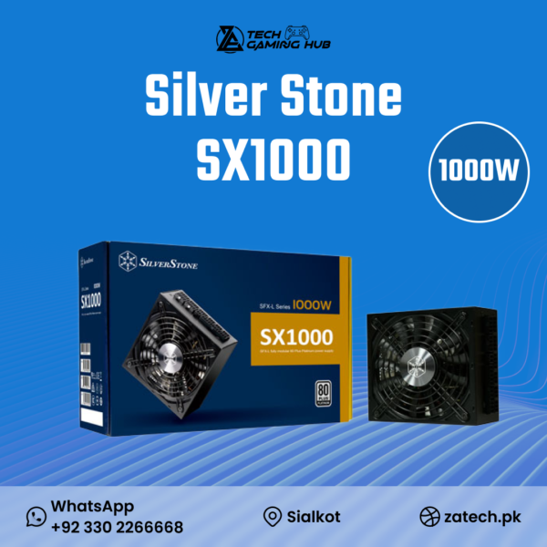 Silverstone SX1000 Platinum power supply unit (PSU).