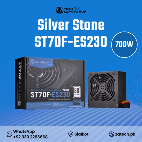 SilverStone Strider Essential Series 700W Power Supply Unit (ST70F-ES230).