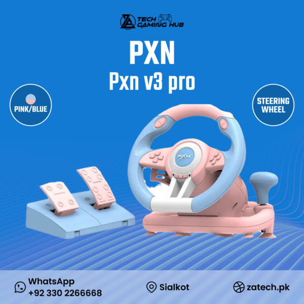 PXN V3 Pro Racing Wheel, a wired gaming peripheral.