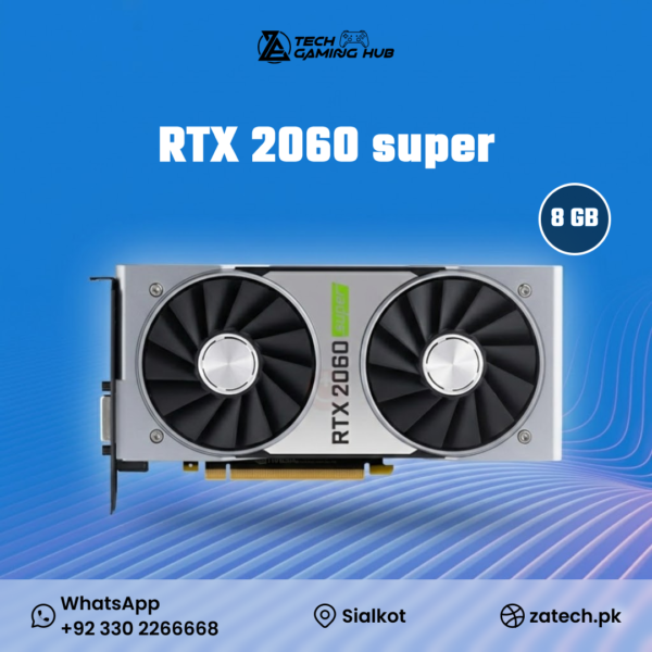 NVIDIA GeForce RTX 2060 Super Founders Edition graphics card.