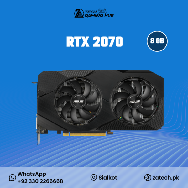 ASUS Dual GeForce RTX 2070 graphics card.