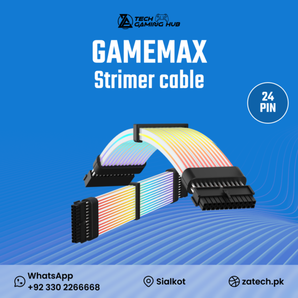 GameMax MB 24-PIN ARGB PSU Extension Cable