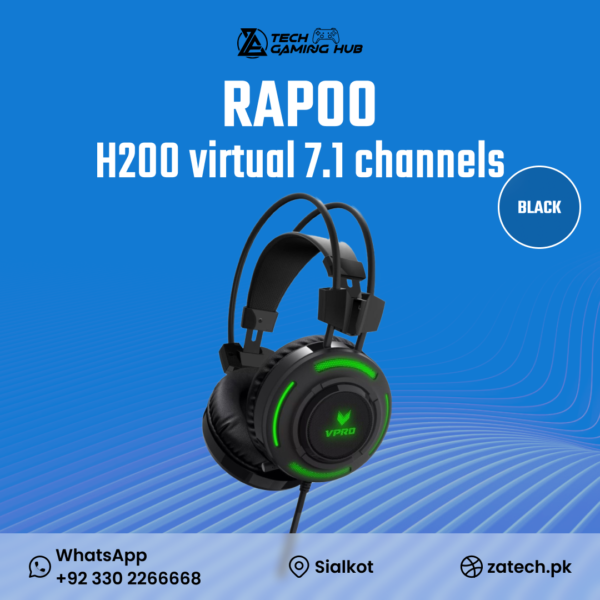 Rapoo VPro VH200 Gaming Illuminated Headset.