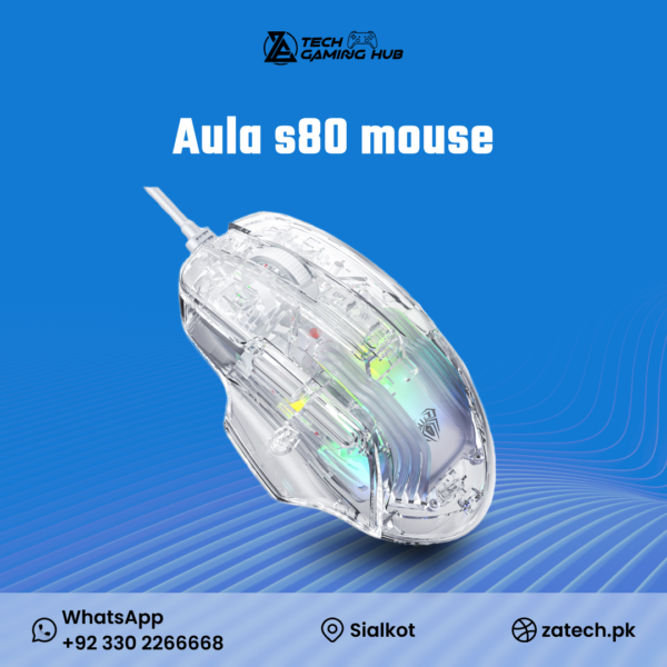 AULA S80 Wired Optical Gaming Mouse.