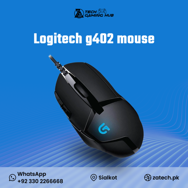 Logitech G402 Hyperion Fury FPS Gaming Mouse.
