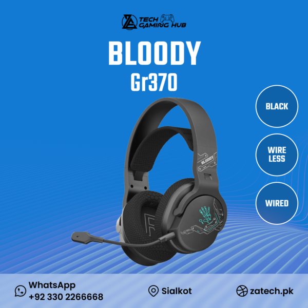 A4Tech Bloody GR370 All-in-One Wireless & Wired Gaming Headset.