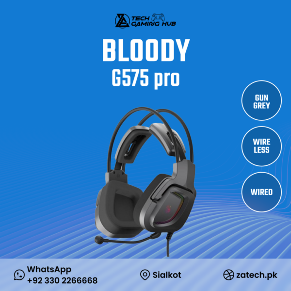 Bloody G575 Pro Dual Mode 7.1 RGB Gaming Headset.