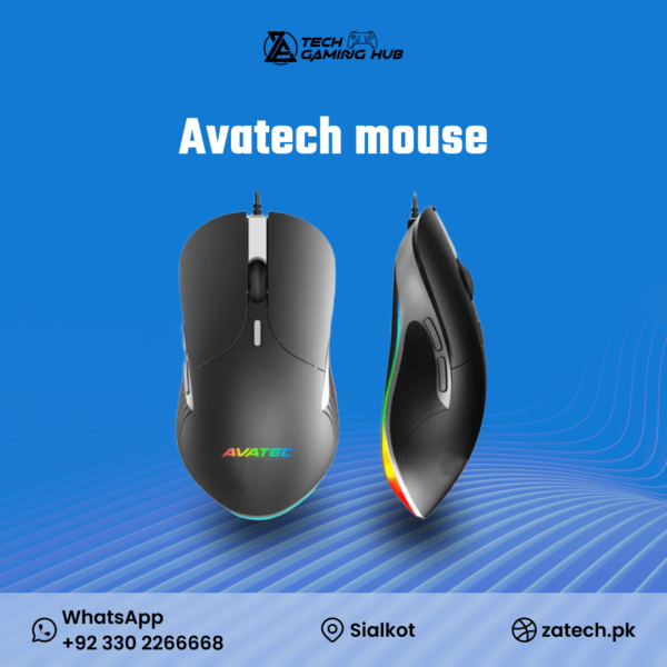 Avatech CMS-8409B RGB Gaming Mouse.