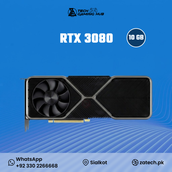 NVIDIA GeForce RTX 3080 Founders Edition graphics card.