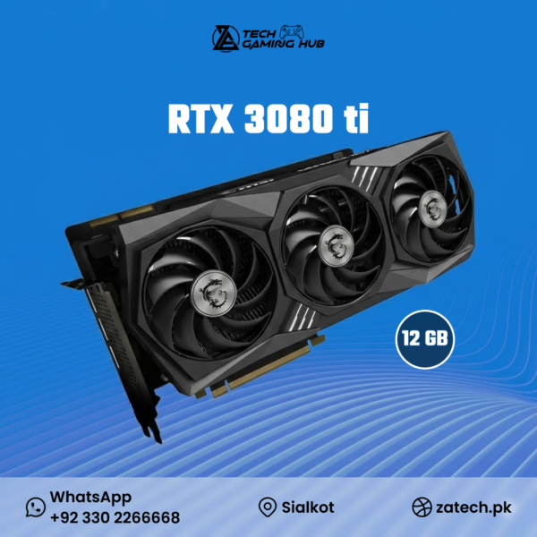 MSI GeForce RTX 3080 Ti Gaming X Trio 12GB graphics card.