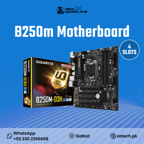 Gigabyte GA-B250M-D3H motherboard.