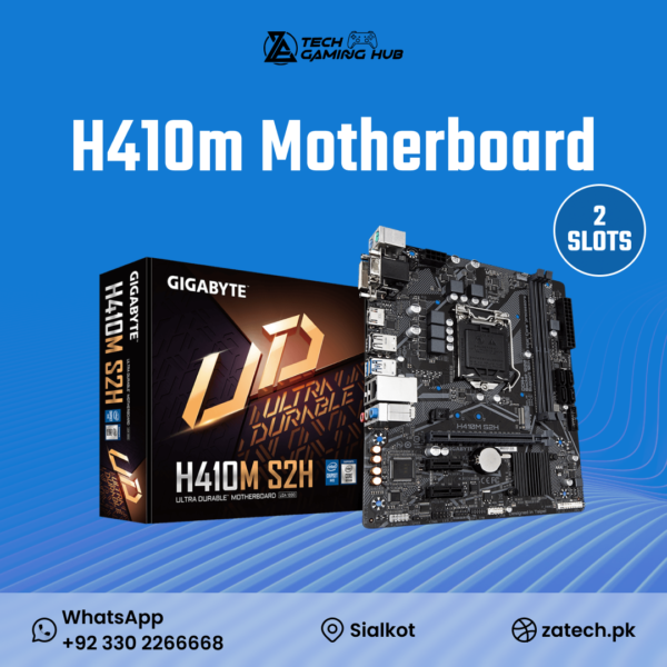 GIGABYTE H410M S2H motherboard.
