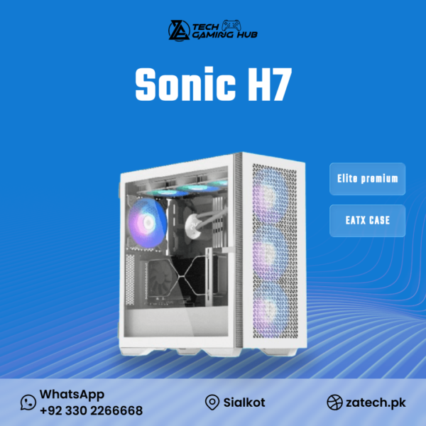 Sonic H7 ATX ARGB Gaming Case.