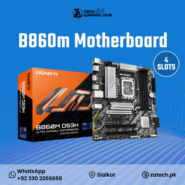 Gigabyte B860M DS3H WiFi 6E motherboard.