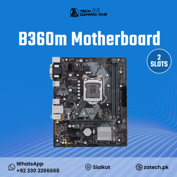 ASUS PRIME B360M-K motherboard.