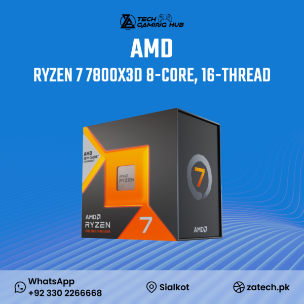 AMD Ryzen 7 7800X3D desktop processor.