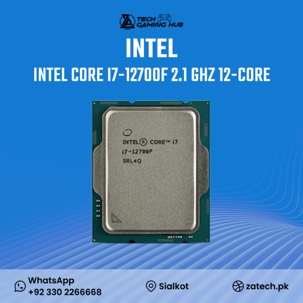 Intel Core i7-12700F desktop processor.