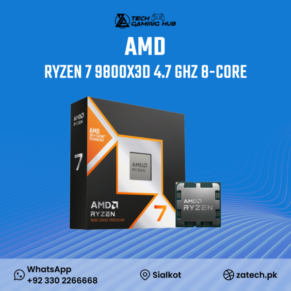 AMD Ryzen 7 9800X3D desktop processor.