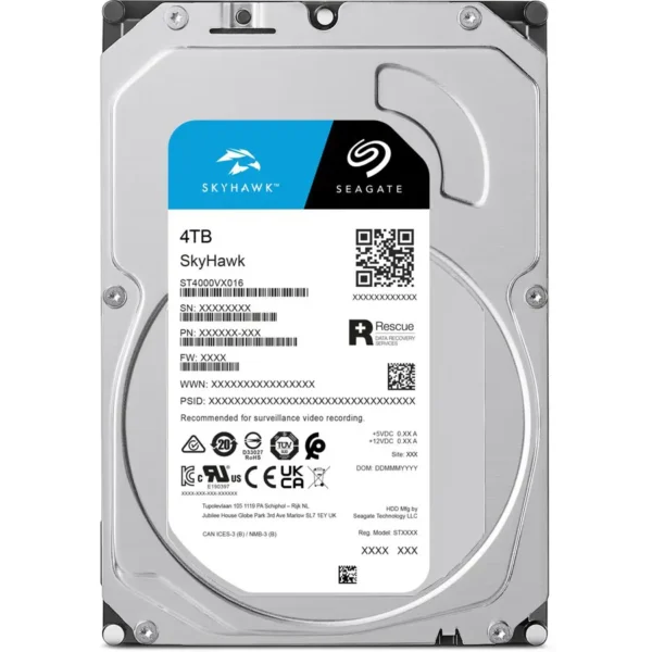 Seagate SkyHawk Surveillance Hard Drive, 4TB, Sata