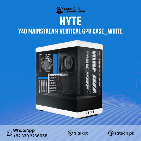HYTE Y40 Mainstream Vertical GPU Case ATX Mid Tower Gaming Case Panda