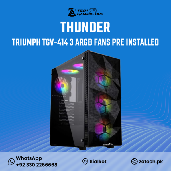 Thunder Triumph TGV-414 ARGB Case, a mid-tower PC gaming case.